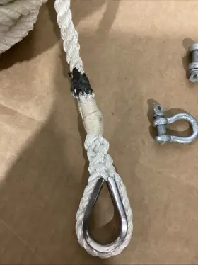 27600 AAMSTRAND Strand Twisted Anchor Line Loose Rope Oob #3