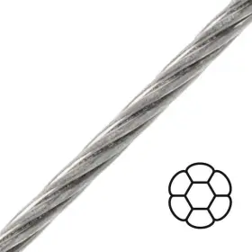 038-1355Z ALPS Strand Steel Rigging Wire Rope 250