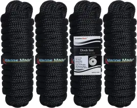AB-0051-02 AMARINE MADE Double Braided Boat Dock Lines Marine