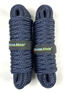 AB-0487-CB02 AMARINE MADE Pack Double Braid Boat Dock Line