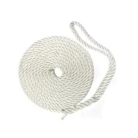 Buccaneer Rope Company 20-11215 Twisted Dock Line 3/8 Inch X 15ft White