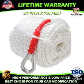 73909 CARBOLE Twisted Boat Anchor Mooring Rope Dock Line