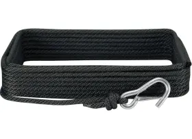 Extreme Max 3006.2027 Boattector Solid Braid Mfp Anchor Line/hook 3/8 Inch X50ft Black