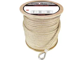 Extreme Max 3006.2282 Boattector 5/8 Inch X 600ft Double Braid Nylon Anchor Line Gold