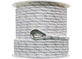 Extreme Max 3006.2511 Boattector Double Braid Nylon Anchor Line 3/8 Inch X600ft White