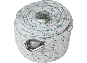 Extreme Max 3006.2541 Boattector Double Braid Nylon Anchor Line 5/8 Inch X600ft White