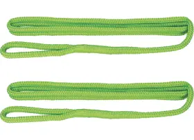 Extreme Max 3006.2597 Boattector Dbl Braid Nylon Fender Line 2-pack 3/8x6ft Green