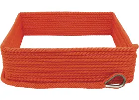 Extreme Max 3006.2636 Boattector Solid Braid Mfp Anchor Line With Thimble 3/8 Inch X50ft Orange