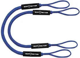 Extreme Max 3006.2711 Boattector Bungee Dock Line Value 2-pack - 5ft Blue