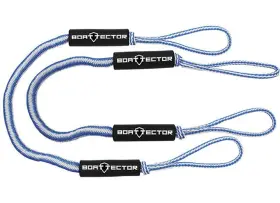 Extreme Max 3006.2749 Boattector Bungee Dock Line Value 2-pack - 5ft Blue/white