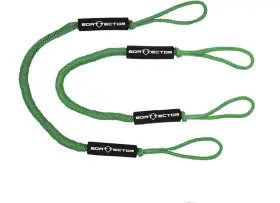 Extreme Max 3006.2768 Boattector Bungee Dock Line Value 2-pack - 6ft Green