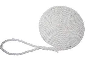 Extreme Max 3006.2831 Boattector Twisted Nylon Dock Line 5/8 Inch X 25ft White