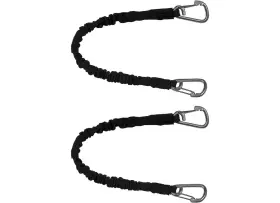 Extreme Max 3006.2882 Boattector Line Snubber/storage Bungee 2-pack 18 Inch With Hooks
