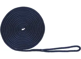 Extreme Max 3006.2927 Boattector Double Braid Nylon Dock Line - 3/8 Inch X 15ft Navy