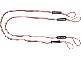 Extreme Max 3006.3056 Boattector Bungee Dock Line Value 2-pack - 7ft Red/white