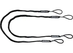 Extreme Max 3006.3065 Boattector Bungee Dock Line Value 2-pack - 8ft Black