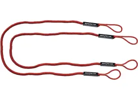 Extreme Max 3006.3075 Boattector Bungee Dock Line Value 2-pack - 8ft Red