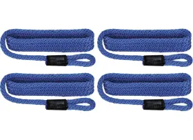 Extreme Max 3006.3369 Boattector Solid Braid Mfp Fender Line 4-pack 3/8 Inch X5ft Blue