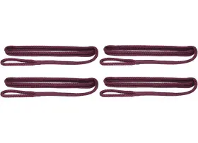 Extreme Max 3006.3392 Boattector Premium Double Braid Nylon Fender Line 3/8 Inch X 6ft Plum 4pk