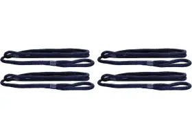 Extreme Max 3006.3422 Boattector Premium Double Braid Nylon Fender Line 3/8 Inch X 6ft Navy 4pk
