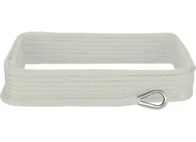 Extreme Max 3006.3455 Boattector Solid Braid Mfp Anchor Line With Thimble 1/2 Inch X 50ft White