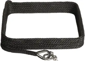 Extreme Max 3006.3488 Solid Braid Mfp 1/2 Inch X100ft Anchor Line 3/8 Shackle - Black