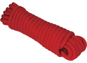 Extreme Max 3008.0343 16-strand Diamond Braid Utility Rope - 1/4 Inch X 100ft Red