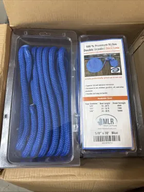 X001ETXY1J MAPLE LEAF ROPE Mlr Double Braided Dock Line Boat