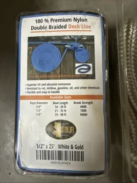 X001EUDVEX MAPLE LEAF ROPE Mlr Double Braided Dock Line