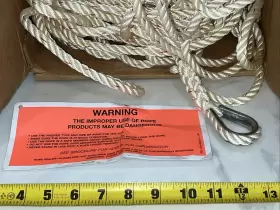 753963143429 NEW ENGLAND ROPES Poly Pstr Mottled 600 #2