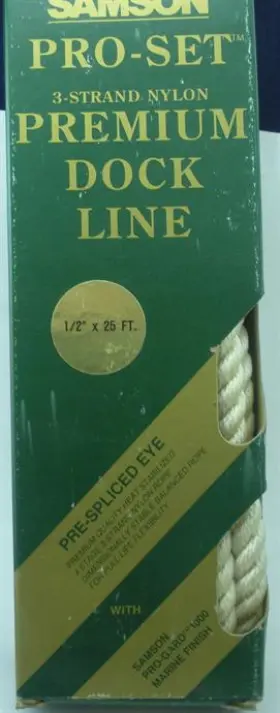 171-164-10 SAMSON Proset Twisted Dock Line Rope