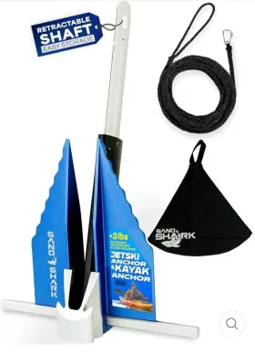 X0046WU095 SAND SHARK Mini Fluke Anchor