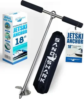 SS-LITE-18 SANDSHARK ANCHOR Reliable Jet Ski Kayak Boats