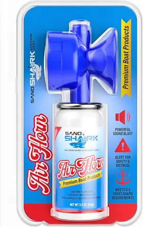 SS-AIRHORN-1.4 SANDSHARK ANCHOR Air Horn Loud Coast Guard