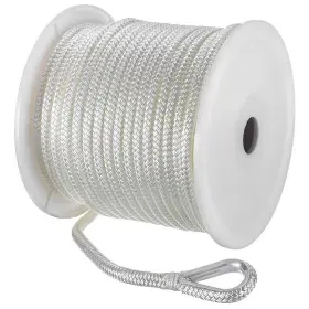 Seachoice 42131 Double Braid Nylon Anchor Line White