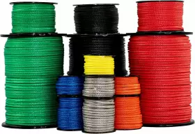 SK-AMB-ORANGE-14X100 SGT KNOTS Hollow Braid Hmpe Rope Boating