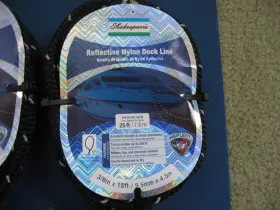 40093 SHAKESPEARE Reflective Dock Line Spliced