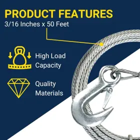 59390 TIE DOWN ENGINEERING Winch Cable #2