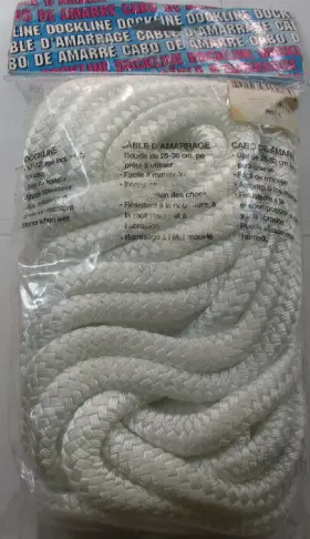 400089 UNICORD Double Braid Dock Line Rope #2