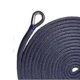 USRANCHOR3-8-100-NAVY US ROPES Double Braided Anchor Line
