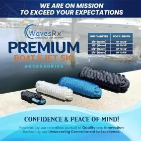 WRXDL12X20MG WAVESRX Tr Box Dock Lines Boat Pontoon Marine #2