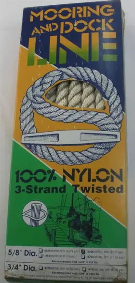 15248-5 WELLINGTON Wellngton Twisted Mooring Rope Dock Line