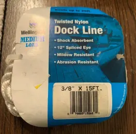 15262-1 WELLINGTON Wellngton Twisted Mooring Rope Dock Line