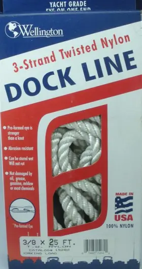 15264-5 WELLINGTON Wellngton Twisted Mooring Rope Dock Line