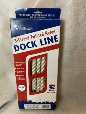 15269-0 WELLINGTON Wellngton Twisted Mooring Rope Dock Line #2