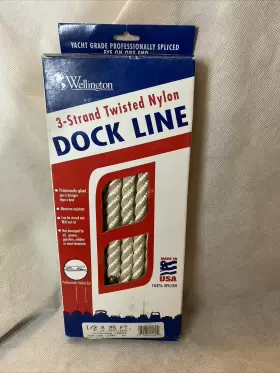 15269-0 WELLINGTON Wellngton Twisted Mooring Rope Dock Line