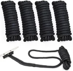 Boat Rope Dock Line 4 Ropes 25 Ft X 1/2 Inch Double Braid Nylon Eyelet Mooring. Fixed Price $44.99.