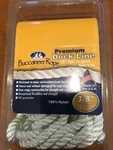 Dock Line Premium 3/8" X 15' Twisted Nylon Pre-spliced 12" Eye (white). Fixed Price $18.99.