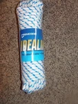 Unicord Idealine Diamond Braid Mfp Rope - White 3/8" X 100' ( Po-34 ). Fixed Price $6.95.