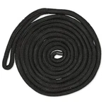 Cmp Premium Boat Dock Line 3/8" Diameter X 25 Ft Length Black Nylon Cdl3825bk. Fixed Price $37.50.